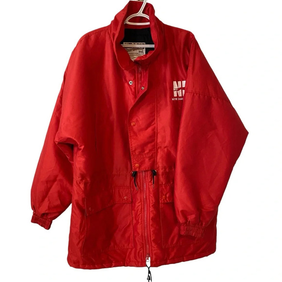 Rare Puffy Winter Coat XXL for Extreme Weather Branded Notre Dame Hounds VTG - Picture 1 of 17